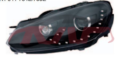 For V.w. 1746golf 6 R20&nbsp;head Lampled)black)&nbsp;5k1 941 754e/755e, Golf Automotive Parts, V.w.   Automotive Accessories-5K1 941 754E/755E