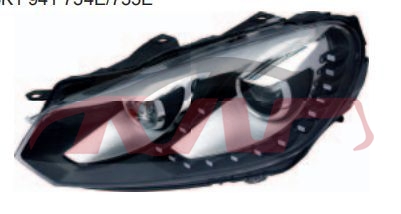 For V.w. 1746golf 6 R20&nbsp;golf 09 R20 Led Head Lamp&nbsp;5k1 941 754e/755e, V.w.   Automotive Accessories, Golf Auto Part-5K1 941 754E/755E