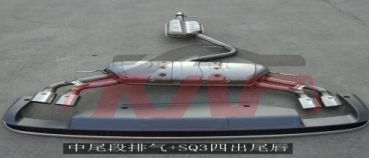 For Audi 11042016-2018 Q3&nbsp;rear Lip Exhaust Kit&nbsp;, Q3 Accessories, Audi  Car Lamps-