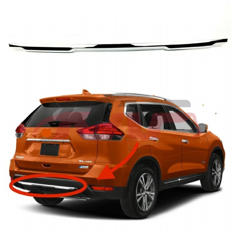 For Nissan 12112017 -2019 X-trail/rogue&nbsp;rear Bumper Strip&nbsp;, X-trail Rogue) Car Parts, Nissan   Car Body Parts-
