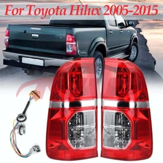 For Toyota 2322012 Hilux Vigo&nbsp;tail Lamp,with Line, With Out Bulb&nbsp;81551-0k140 , 81550-0k140, Hilux Automotive Parts, Toyota   Car Tail Lights Lamp-81551-0K140 , 81550-0K140