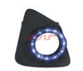 适用于丰田2014 卡罗拉 美版，SE&nbsp;雾灯框，带LED&nbsp;, 丰田 雾灯外框, 卡罗拉 汽车更换件-