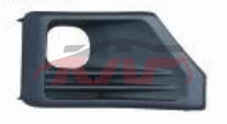 适用于丰田2019 RAV4 美版 混合动力 雾灯框，美版高配 , RAV4 配件, 丰田 前杠装饰框-