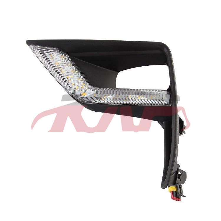 适用于丰田2018-2020 霸道&nbsp;雾灯框组合-白黄二色日行灯/一套两只&nbsp;, 霸道普拉多 汽车配件, 丰田 雾灯套组-