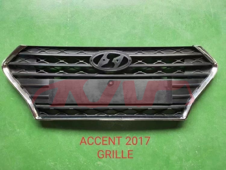 For Hyundai 15202017-2019  Accent&nbsp;grille W/license Plate Black&nbsp;86350-h6000, Accent Accessories, Hyundai  Grills Guard-86350-H6000