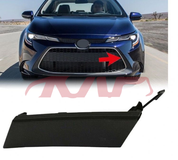 For Toyota 26402020 Corolla Usa, Le&nbsp;bumper Grille Cover&nbsp;53128-12050, Toyota  Grills Car Chrome, Corolla Automobile Parts-53128-12050
