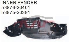 For Toyota 20512005  Allion inner Fender 53876-20401, 53875-20381, Allion Auto Parts Prices, Toyota  Car Parts-53876-20401, 53875-20381