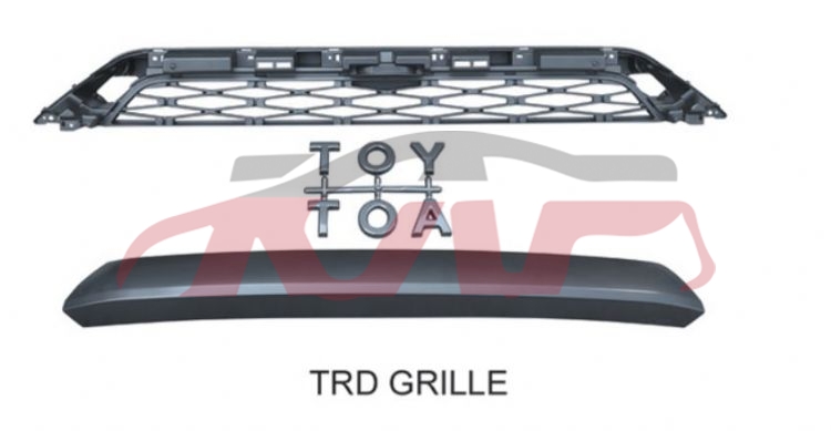 适用于丰田2014-2020 超霸&nbsp;中网&nbsp;, 丰田 电镀中网, 超霸 汽车配件-