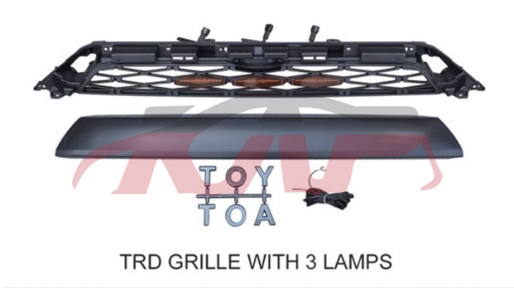 For Toyota 2020784 Runner   2014 grille ,wiht 3 Lamps , 4runner Automotive Accessorie, Toyota   Automotive Parts-