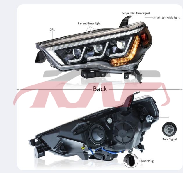 For Toyota 20782014-2020 4runner&nbsp;head Lamp&nbsp;, 4runner Automotive Parts, Toyota  Auto Lamps-
