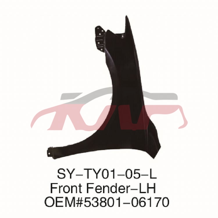 For Toyota 2722007-2008 Camry/aurion&nbsp;front Fender&nbsp;l:53802-06170   R:53801-06160, Camry Auto Parts Manufacturer, Toyota  Auto Part-L:53802-06170   R:53801-06160