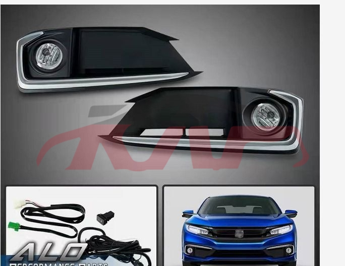 For Honda 11282019 Civic&nbsp;fog Lamp&nbsp;, Civic Auto Accessorie, Honda  Auto Lamps-