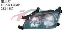 For Toyota 2023311998-2002 Avensis head Lamp 212-1187, Toyota  Car Lamps, Avensis Auto Part212-1187