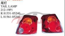 For Toyota 23432006-2007  Avensis&nbsp;tail Lamp&nbsp;212-19p1, R81551-05240,l81561-05240, Avensis Automobile Parts, Toyota  Auto Lamps-212-19P1, R81551-05240,L81561-05240