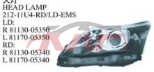For Toyota 23452012 Avensis&nbsp;head Lamp&nbsp;212-11u4-rd-ems,212-11u4-ld-ems,r81130-05050,81130-05340,l81170-05350,81170-05340, Avensis Automotive Parts Headquarters Price, Toyota  Car Parts-212-11U4-RD-EMS,212-11U4-LD-EMS,R81130-05050,81130-05340,L81170-05350,81170-05340