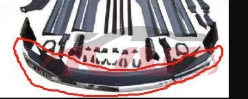 For Toyota 13892019 Alphard&nbsp;front  Spoiler+electroplating Strip&nbsp;, Toyota  Auto Lamps, Alphard  Automotive Accessorie-