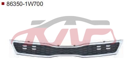 For Kia 20082018-2020 Rio&nbsp;grille&nbsp;86530-1w700, Rio Automobile Parts, Kia  Grills For Car-86530-1W700