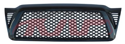 For Toyota 9732005-2011 Tacoma&nbsp;grille Gloss Black&nbsp;, Toyota  Car Lamps, Tacoma Auto Parts-