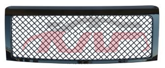 For Ford 11382009-2014 F150&nbsp;mesh Style Front Grille Gloss Black&nbsp;, Ford  Car Lamps, F150  Pickup Truck Automotive Parts-