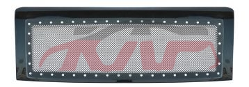 For Ford 11382009-2014 F150&nbsp;rivet Mesh Style Front Grille Gloss Black&nbsp;, F150  Pickup Truck Car Accessorie, Ford   Car Body Parts-