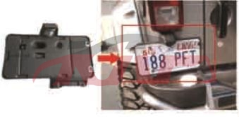 For Jeep 11362007-2017 Wrangler Jk&nbsp;rear License Plate&nbsp;, Jeep  Auto Lamp, Wrangler Auto Parts Price-
