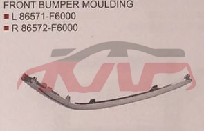 For Kia 21492016 front Bumper Trim Strip l 86571-f6000,r 86572-f6000, Cadenza Car Parts, Kia   Automotive AccessoriesL 86571-F6000,R 86572-F6000
