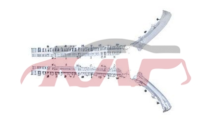 For Mitsubishi 6682013 Outlander&nbsp;rear Bumper Bracket&nbsp;, Mitsubishi  Car Parts, Outlander Auto Body Parts Price-