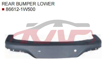 For Kia 4592015 Rio rear Bumper 86612-1w500, Rio Car Parts�?price, Kia   Automotive Accessories86612-1W500