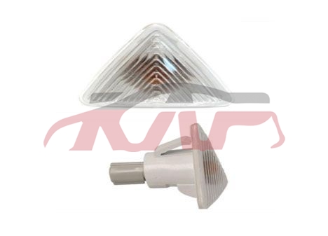 适用于边灯&nbsp;边灯_白，三角形，带灯头_10&nbsp;MR957363, 底盘件产品 汽车配件,  叶子板灯-MR957363