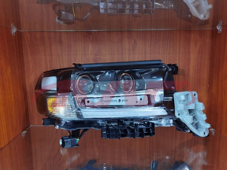 适用于丰田2016 兰德酷路泽FJ200&nbsp;前大灯/黑底，16-20都是同一款&nbsp;, 兰德酷路泽 配件, 丰田 汽车配件-