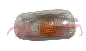 适用于丰田2003-2009 霸道/FJ120&nbsp;叶子板边灯，不带灯泡和底座，里面是黄色反光片&nbsp;, 霸道普拉多 汽车配件目录, 丰田 叶子板灯-