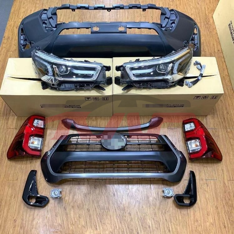 For Toyota 20382021 Hilux Rocco&nbsp;front Kit&nbsp;, Toyota  Car Parts, Hilux Auto Body Parts Price-