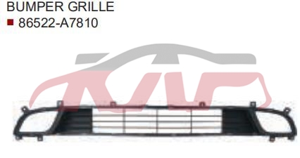 For Kia 31052016 Cerato/k3&nbsp;bumper Grille&nbsp;86522-a7810, Cerato/k3 Automotive Parts, Kia  Car Lamps-86522-A7810