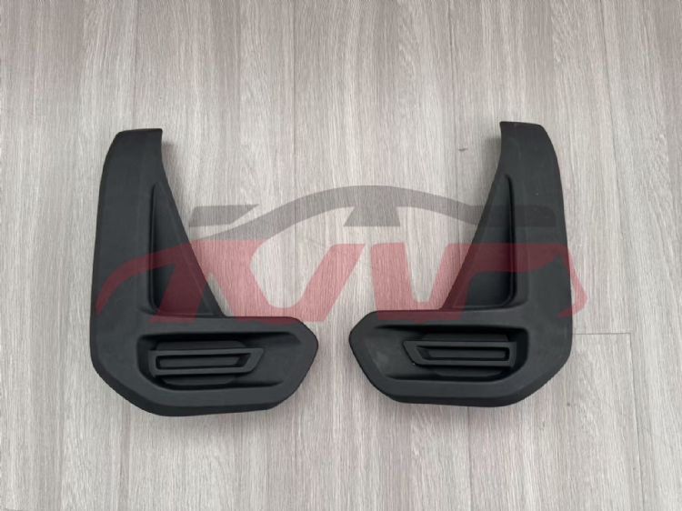 For Toyota 20382021 Hilux Rocco&nbsp;fog Lamp Cover W/o Hole Black 2 Drive, No Paint&nbsp;, Hilux Accessories, Toyota  Fog Light Cover Assembled Without Holes-