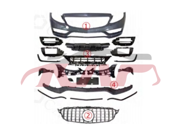 For Benz 1234w205 19-21&nbsp;refit Kit&nbsp;, Benz  Auto Lamp, C-class Cheap Auto Parts-