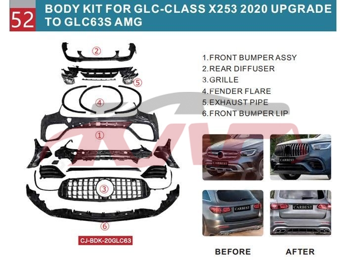 For Benz 2534w247&nbsp;refit Kit&nbsp;, Benz  Auto Parts, Glb Automobile Parts-