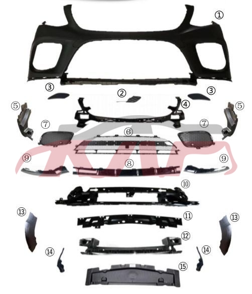 For Benz 1970w166 16-19&nbsp;refit Kit&nbsp;, Benz  Auto Parts, Gle Car Accessorie Catalog-