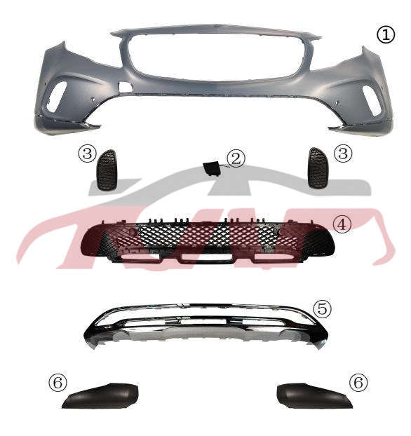 For Benz 1184x156&nbsp;refit Kit&nbsp;, Benz  Car Parts, Gla Car Parts Shipping Price-