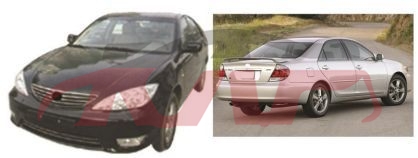 适用于丰田2003-2004 凯美瑞中东&nbsp;及05凯美瑞  通用 后保险杠&nbsp;52159-YC150中东及美版,52159-33160中国,52159-YC080/52159-YC090日版, 丰田 后杠, 凯美瑞 汽车配件-52159-YC150中东及美版,52159-33160中国,52159-YC080/52159-YC090日版