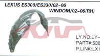 For Lexus 424es330  2002-2006&nbsp;inner Fender&nbsp;53876-33140, 53875-33140, Es Auto Part, Lexus  Car Lamps-53876-33140, 53875-33140