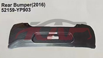 For Toyota 24492016 Etios&nbsp;rear Bumper&nbsp;52159-yp903, Etios Auto Parts, Toyota   Automotive Parts-52159-YP903