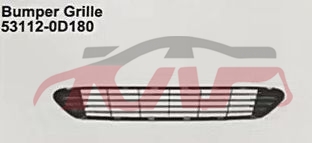 For Toyota 24502012 Etios&nbsp;bumper Grille&nbsp;53112-0d180, Etios Auto Parts Shop, Toyota  Auto Parts-53112-0D180