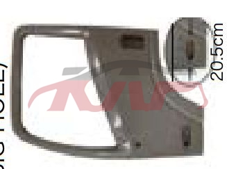 For Isuzu 2734700p/npr85 Wide&nbsp;door&nbsp;, Isuzu  Plastic Bumper Guard For Car, 700p Car Parts Catalog-