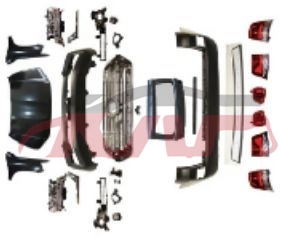 适用于丰田2016 兰德酷路泽FJ200 改装套件 5箱/套, 2.3个方, 兰德酷路泽 汽车配件, 丰田 汽车配件-5箱/套, 2.3个方