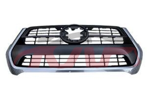 For Toyota 20382021 Hilux Rocco&nbsp;grille, Chrome, Black,2 Drive 2wd&nbsp;53100-0kk60, Toyota  Abs Griils, Hilux Parts-53100-0KK60