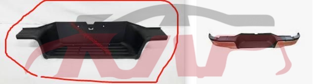 For Toyota 2312015 Hilux Revo&nbsp;rear Bumper&nbsp;52159-0k290, 53812-kk050, Toyota  Parts Auto Rear Bumper Factory, Hilux Carparts Price-52159-0K290, 53812-KK050