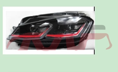 For V.w. 749golf 7&nbsp;head Lamp, Modified Double Lens&nbsp;5g1941753a/754a, V.w.  Auto Headlights, Golf Car Parts Shipping Price-5G1941753A/754A