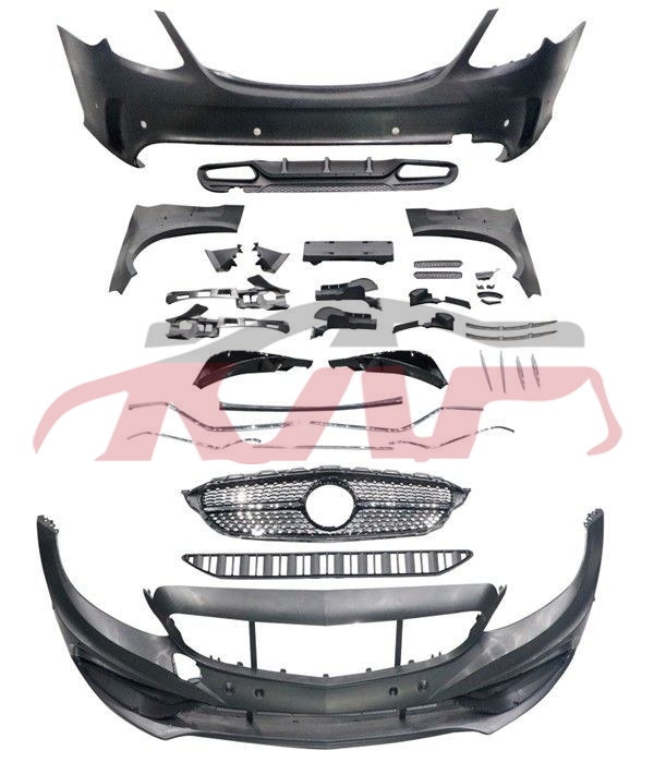 For Benz 1234w205 19-21&nbsp;refit Kit&nbsp;, C-class Replacement Parts For Cars, Benz   Car Modified Kit-