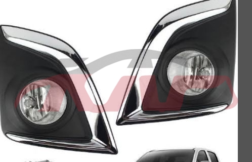 For Isuzu 18352018 Dmax&nbsp;fog Lamp Cover  Chrome&nbsp;, Isuzu  Light Frame, D-max Car Accessories Catalog-