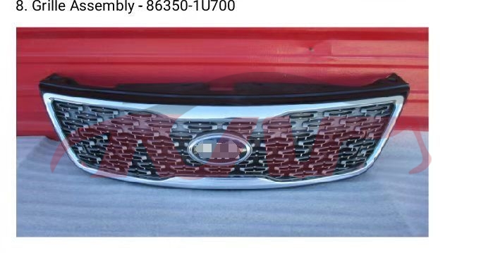For Kia 15872013-2014 Sorento&nbsp;grille&nbsp;, Sorento Auto Parts Catalog, Kia  Car Front Grills-